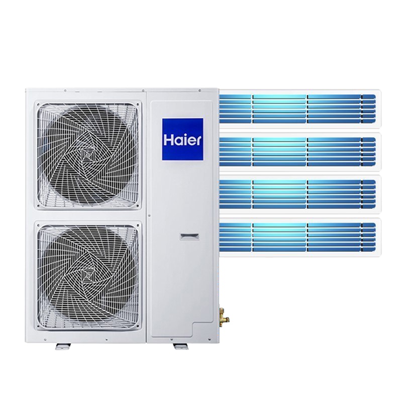 【热卖】海尔(Haier)6.4匹一拖四冷暖直流变频自清洁多联机客厅家用中央空调RFC160MXSAVA(G)三菱电机