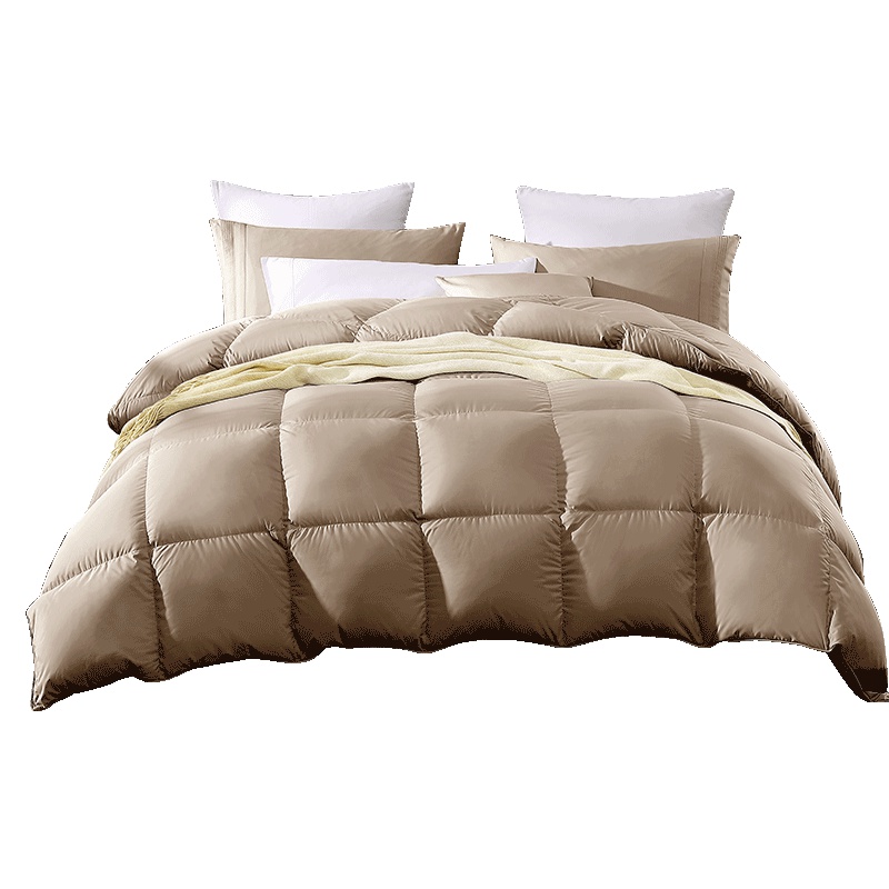 梦洁(MENDALE)家纺 MEE 尊享白鹅绒暖纤混合厚被 温暖冬季 可以喝的羽绒被 冬被被子斜纹纯色厚被