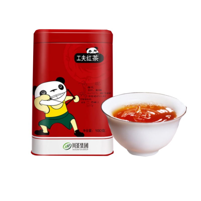 川茶集团‘80后’工夫红茶四川特级红茶焦糖香型自饮茶叶100g