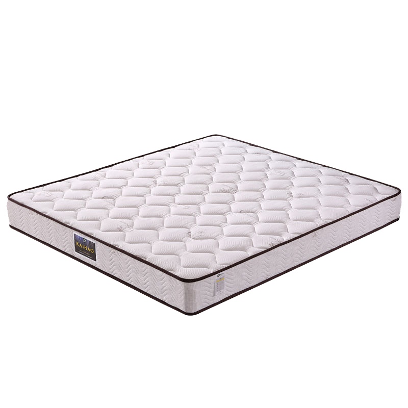 德致山羊绒天然乳胶席梦思床垫22cm1.5米1.8米弹簧椰棕垫软硬加厚