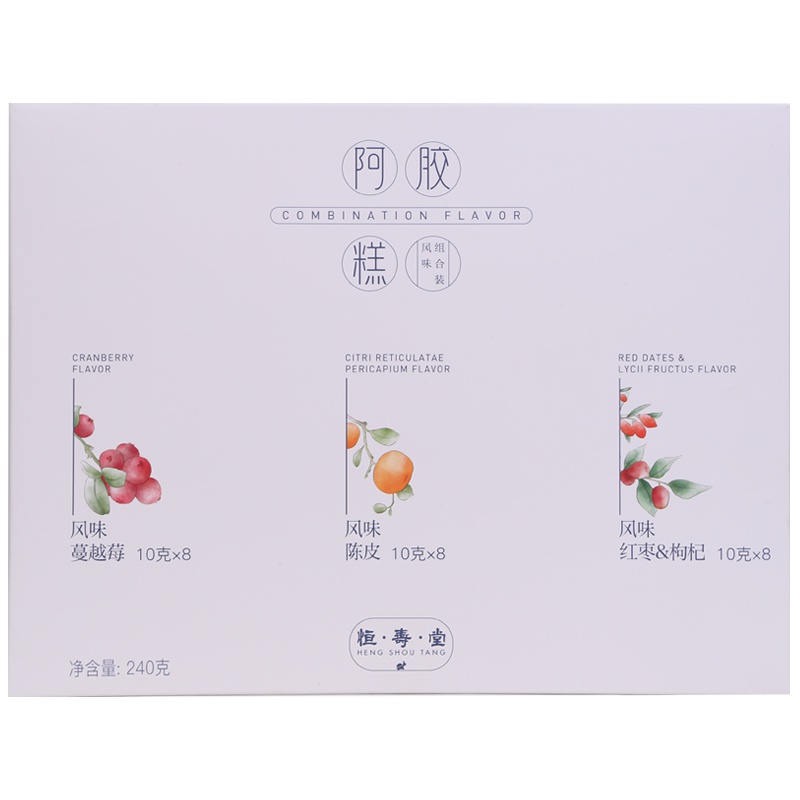 恒寿堂风味阿胶糕240g