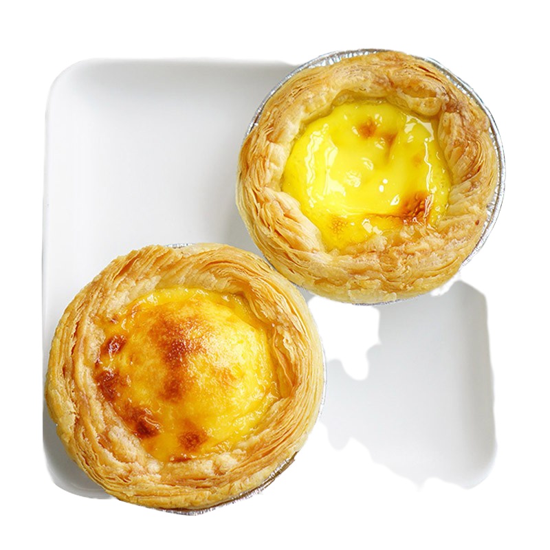 大号蛋挞皮51个+蛋挞液1500ml [蛋挞皮+蛋挞液]蛋挞 葡式蛋挞皮 蛋挞液组合套装组合 带锡底食材DIY烘焙原料