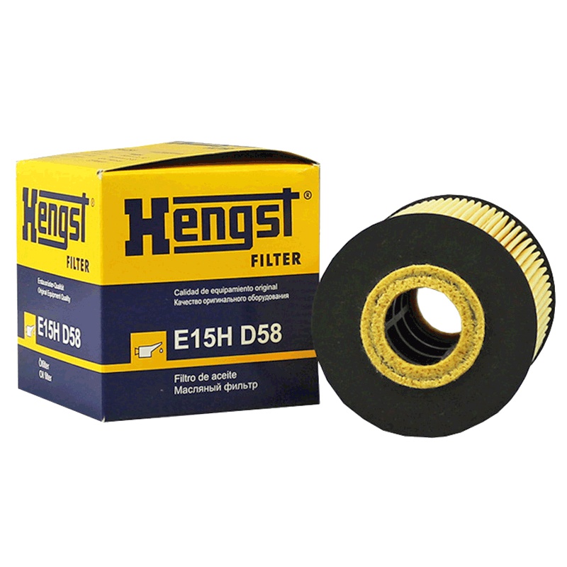 汉格斯特(hengst)机油格滤清器纸芯E15H D58适用于沃尔沃S40/S80 XC90