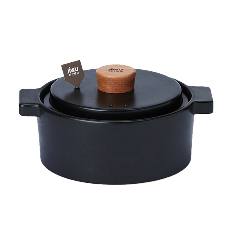 耐高温煲汤锅炖明火家用燃气煲仔饭汤锅 2500ml砂锅耐高温瓦罐汤煲陶瓷小沙锅煲汤锅炖锅明火家用燃气煲仔饭汤锅