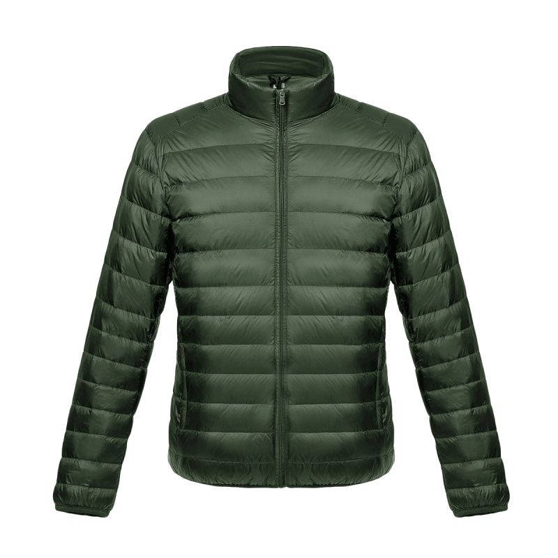 秋冬新款立领轻薄款羽绒服男士短款大码中青年休闲外套