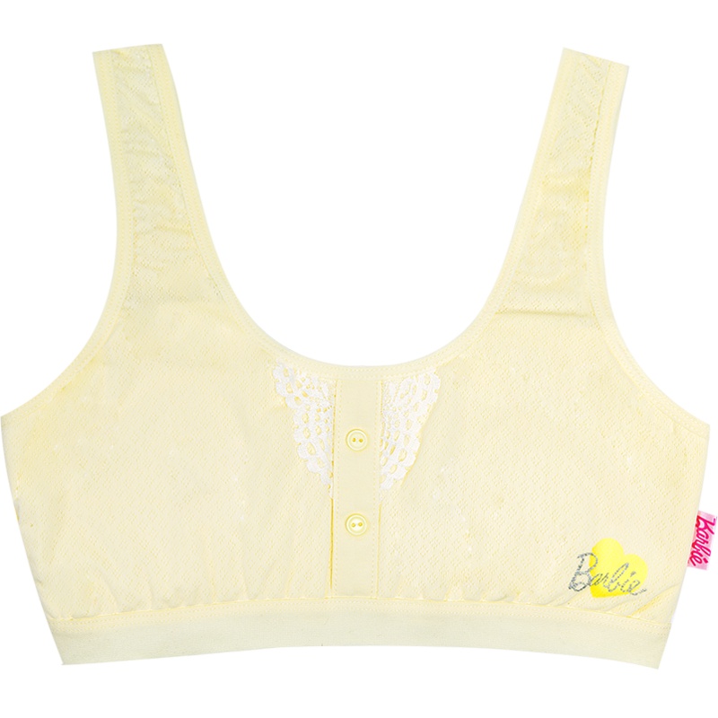 芭比女童内衣儿童抹胸背心发育期9-12岁学生女大童小女孩儿童文胸