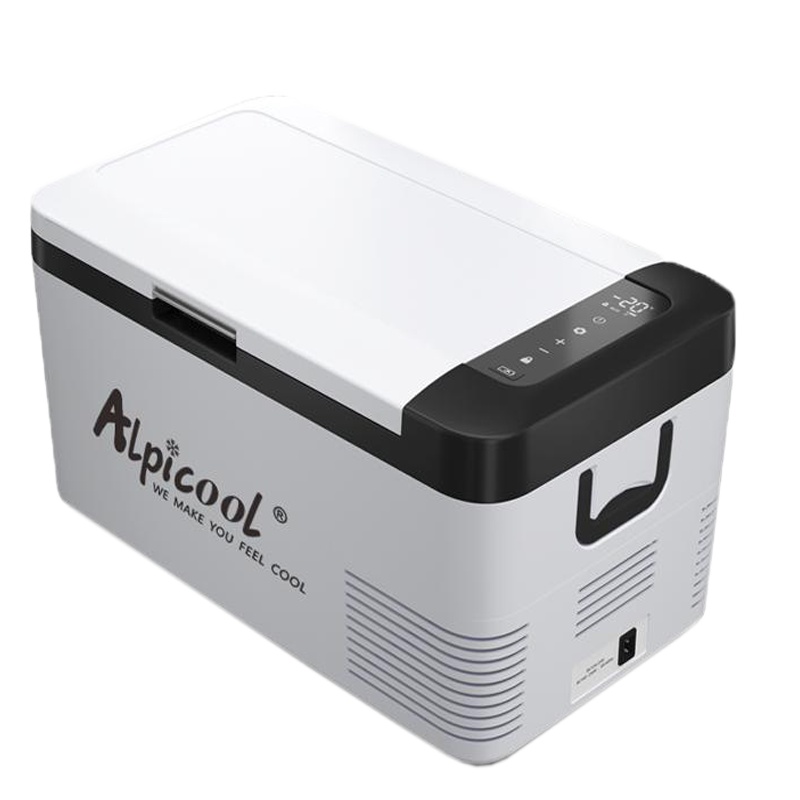 MK18车用-德技冰虎18L压缩机车载冰箱制冷12v24v纯车用小容量智能手机控温冷冻冷藏旅行小车货车压缩机小型冰箱