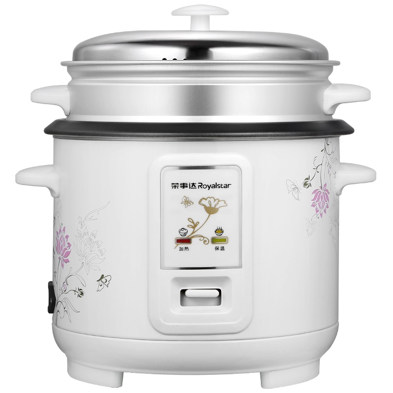 荣事达(Royalstar)电饭锅RZ-30G带蒸笼迷你小型电饭煲家用饭锅3L容量智能迷你1-2-3-4-5-6人煮饭