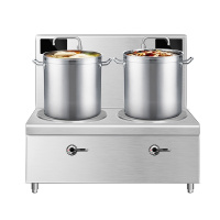 乐创(lecon) 双头汤灶 RM-STL15C-02 豪华工程款 15KW