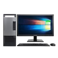 联想(Lenovo) 电脑 扬天T4900 商用家用台式机电脑套机 19.5英寸屏 (Intel i3 4GB 1TB 集显 无光驱 W10)家庭娱乐学习