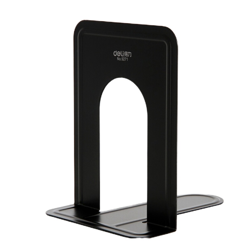 得力 铁书立 商务型通用书立 书档 桌面整理 高180mm 9264