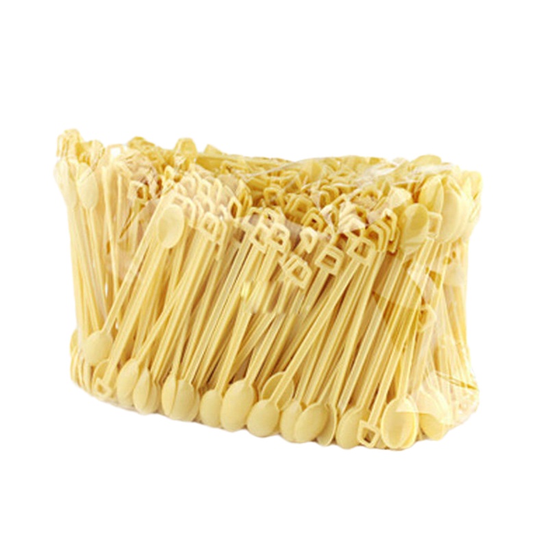 欧妮家 LH 一次性咖啡勺 搅拌勺 塑料咖啡羹勺子调棒