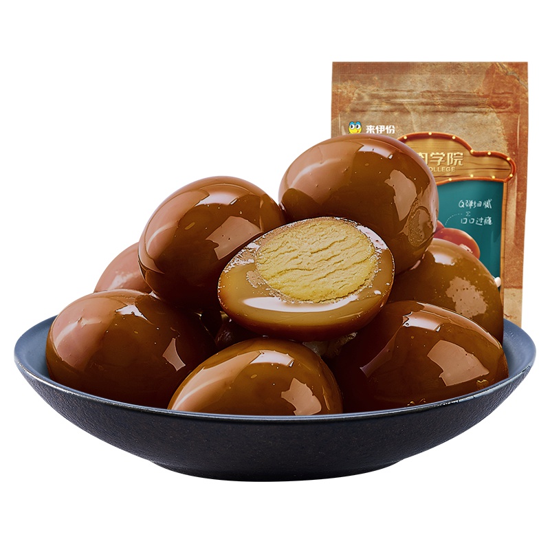 来伊份 卤香味卤蛋宝儿蛋125g 来一份鹌鹑蛋喜蛋零食小吃休闲食品苏宁超市自营零食