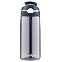 美国contigo品牌Ashland锁扣运动吸管杯HBC-ASH112-黑色杯盖 灰色杯身 560ml