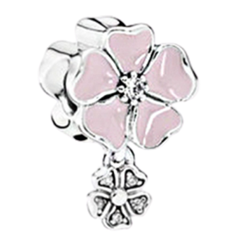 [直营]潘多拉(PANDORA) 诗意绽放花卉 925银 吊坠吊饰串饰 女士 791827EN40