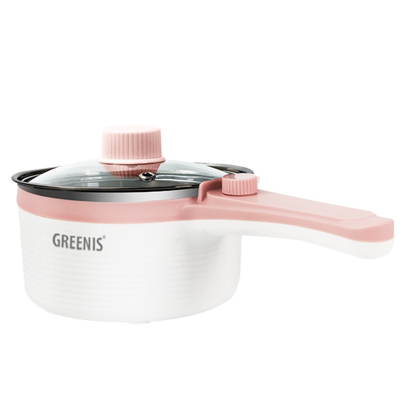 GREENIS格丽思多功能电煮锅宿舍学生煮面锅多功能家用小火锅