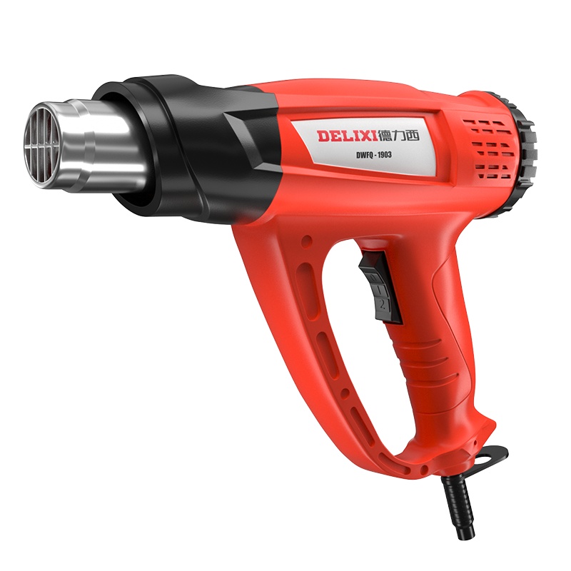 德力西数显热风枪家用手工热熔大功率贴车膜工业烤熟料焊风
