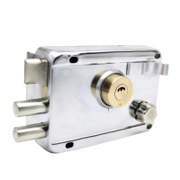 外装门锁不锈钢外装门锁过道通道消防外装锁把手执手防盗锁具