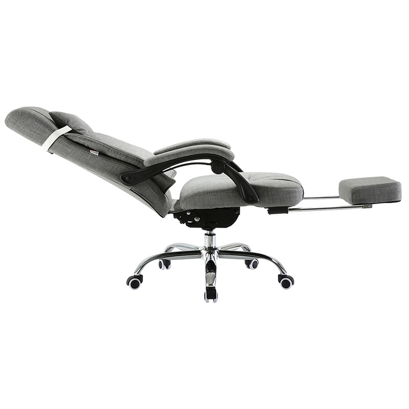 西昊SIHOO人体工学电脑椅子可躺 家用午休办公室转椅 老板椅带搁脚 M62 深灰色