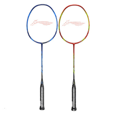 李宁（LI-NING）羽毛球拍对拍全碳素超轻双拍套装 A618对拍买一支送一支（送300-6羽毛球*1+手胶*2）