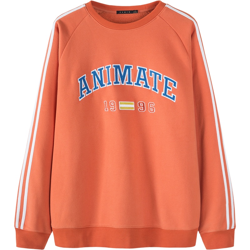 森马韩版宽松卫衣男学院风冬季加绒外套2019上衣oversized潮