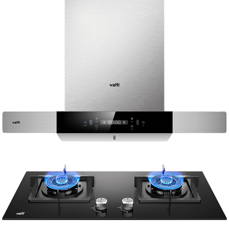 华帝(vatti)i11137+i10055B 21立方大吸力深腔闪吸抽油烟机燃气灶具4.2大火力烟灶套餐(天然气)
