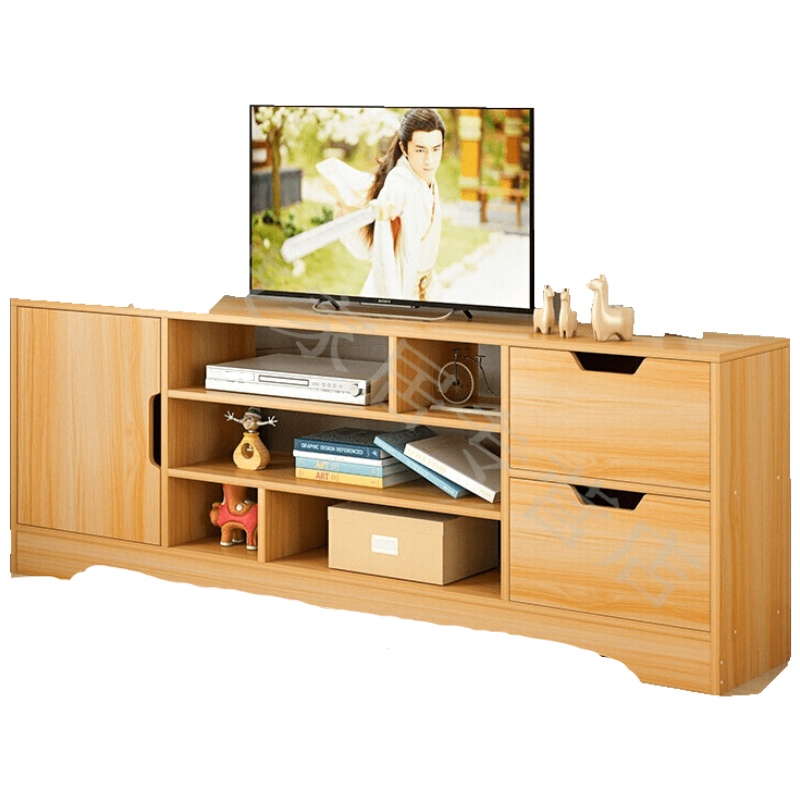 电视柜现代简约小户型迷你地柜客厅简易电视柜储物背景柜 两欣欣向荣 稳固承重 多元化储物安心抵