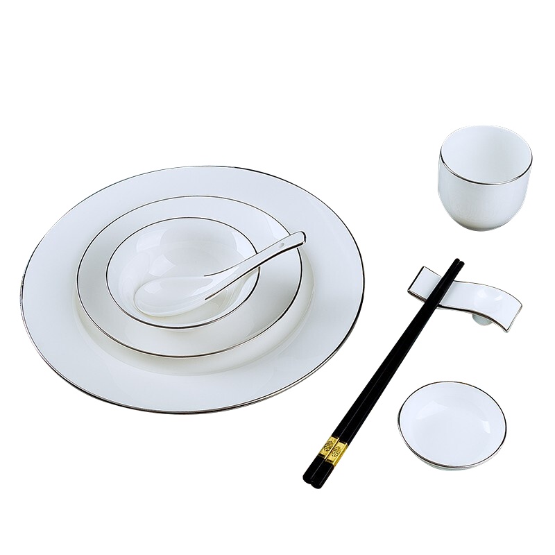 是尚 陶瓷碗碟盘勺餐具套装