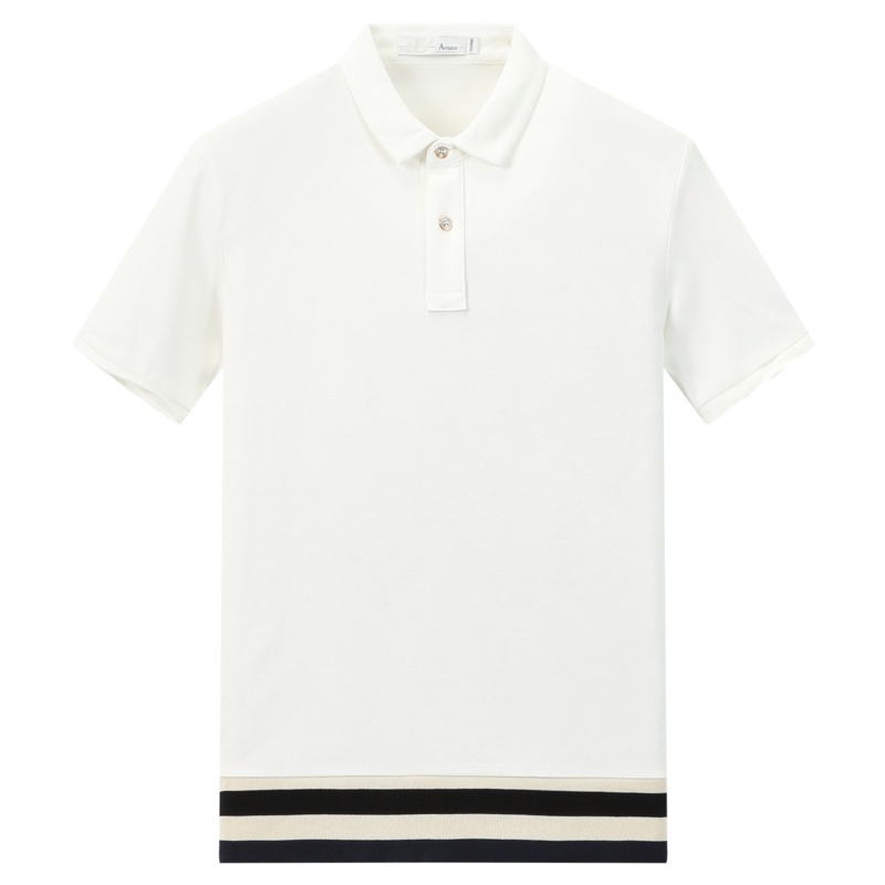 Artsdon/阿仕顿男装夏季棉质翻领短袖T恤时尚潮休闲Polo衫