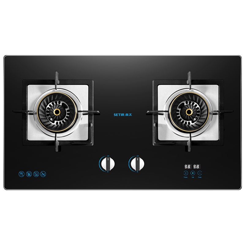 Setir/森太 T90C燃气灶嵌入式液化气液化气灶具定时煤气灶双灶家用