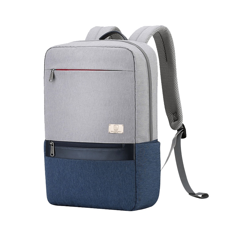 爱华仕休闲商务双肩包简约时尚电脑包轻便旅行背包学生书包