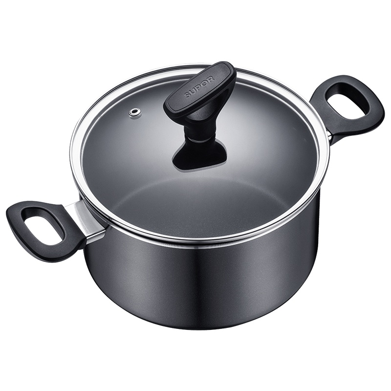 苏泊尔(SUPOR)D系列不粘汤锅家用燃气加厚煮粥锅小蒸锅不粘锅具电磁炉燃气通用ET20KP-01