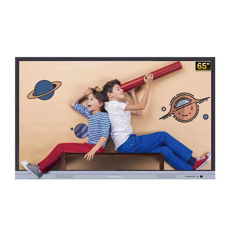鸿合HD-I6590E超高清65英寸智能教育会议交互式平板白板触摸一体机