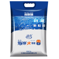 天然海盐粗盐大粒盐焗泡菜盐无碘粗海盐巴食盐2.5kg