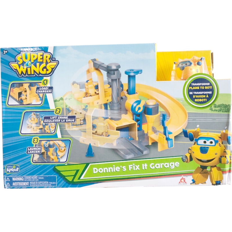 奥迪双钻(AULDEY)超级飞侠多多维修基地720813 超级飞侠玩具 正版授权 益智玩具