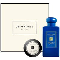 祖马龙(Jo Malone)香氛套装（ 蓝色限量版香水100ml 英国梨与小苍兰+润肤乳霜英国梨与小苍兰15ml）