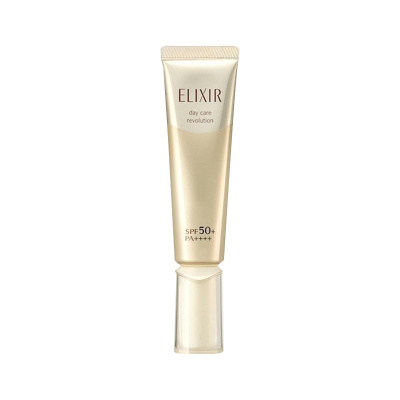 资生堂 怡丽丝尔ELIXIR WHITE 金色日间抗皱滋润弹力保湿防晒隔离乳乳液 SPF50+ PA++++ 35ml