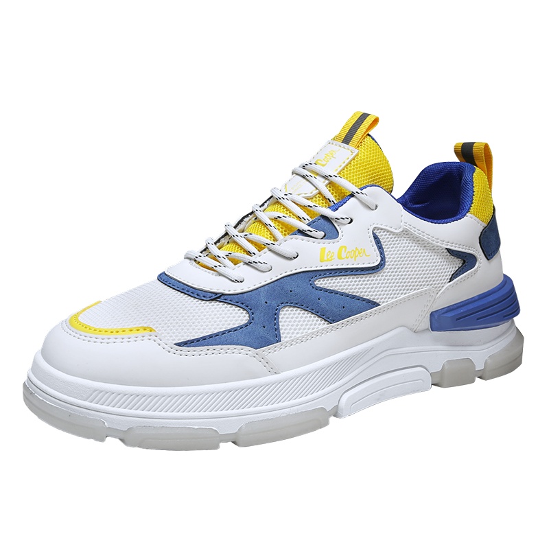 白渠2021新款男鞋夏季潮鞋韩版潮流百搭透气网面INS老爹鞋平底板鞋潮休闲鞋男YG.T2633