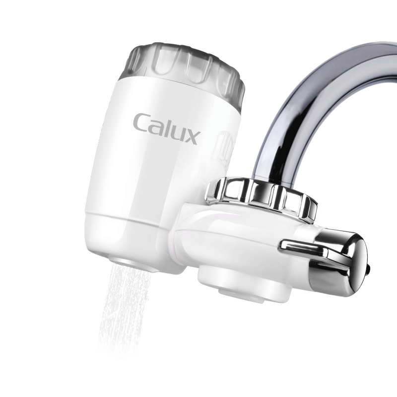 家乐事(Calux)水龙头过滤器 净水器家用台式厨房自来水净水机 可视化可清洗滤芯 A01