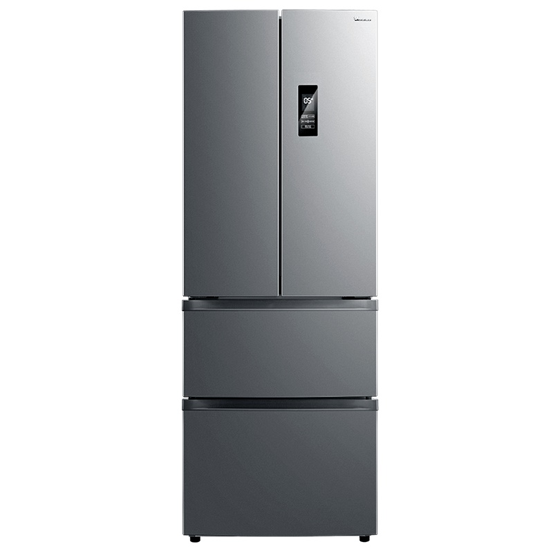 小天鹅（Little Swan）312升 无霜变频 一级能效 电脑控温 法式四门 家用电冰箱 （泰坦银）苏宁自营