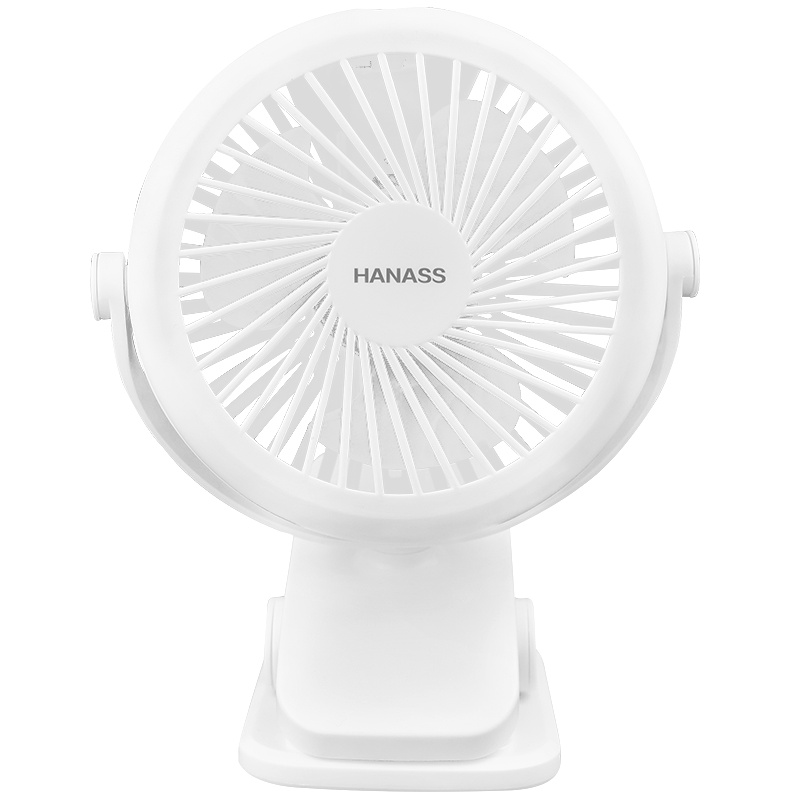 海纳斯风扇JD-199 电风扇宿舍床上夹扇家用USB充电夹扇台扇两用夏天大风力台式小风扇