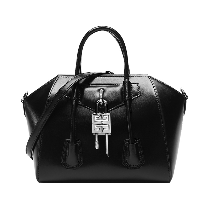 纪梵希 GIVENCHY 女士牛皮革 ANTIGONA LOCK手提单肩斜挎包迷你款 BB50J0B00D