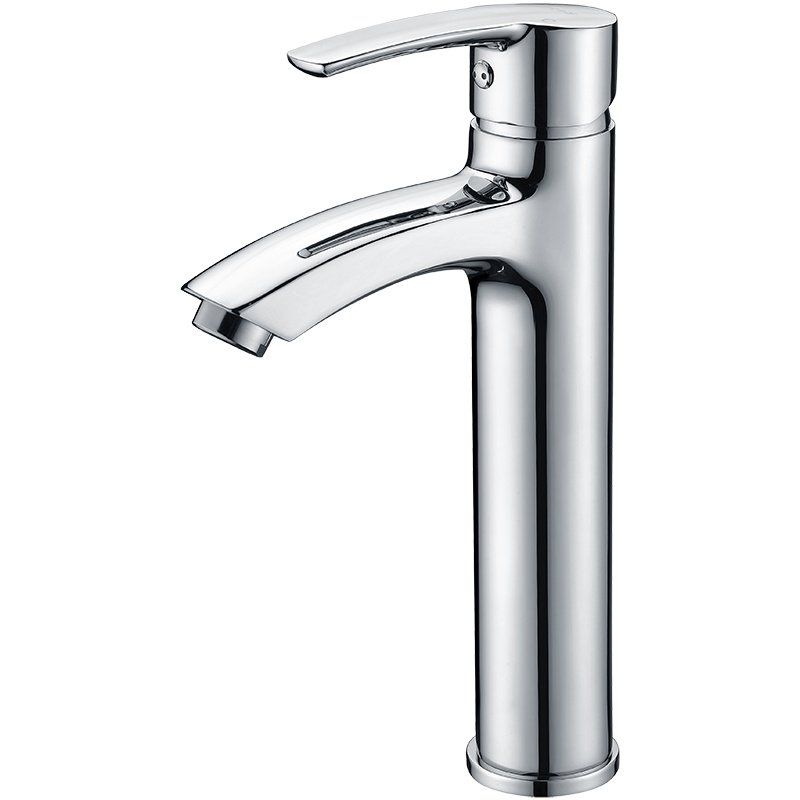 莱尔诗丹(larsd)全铜单孔单把冷热水加高面盆龙头LD7802