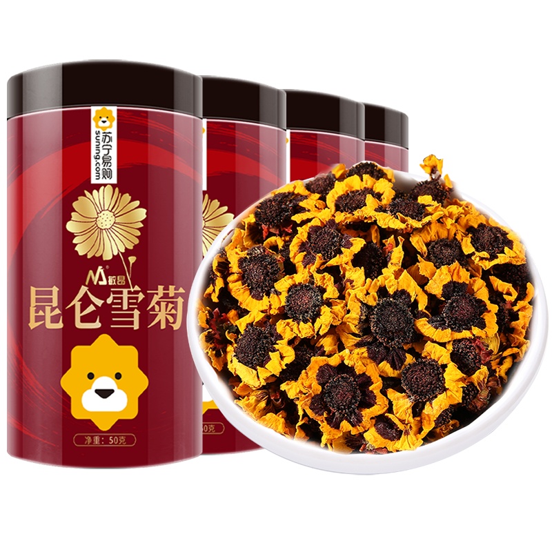 敏昂(M) 新疆昆仑雪菊 200克(50克*4瓶)