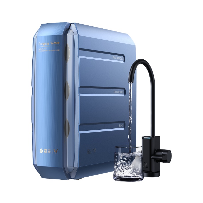 VIOMI/云米 泉先互联网净水器1200G 子母双RO反渗透净水器厨下式家用母婴直饮净水机纯水机直饮机