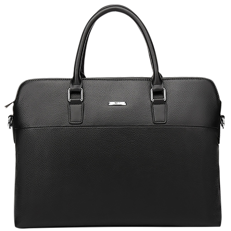 七匹狼(SEPTWOLVES)男士手提包公文包单肩男包 头层牛皮公文包商务休闲通勤手提袋大容量电脑包