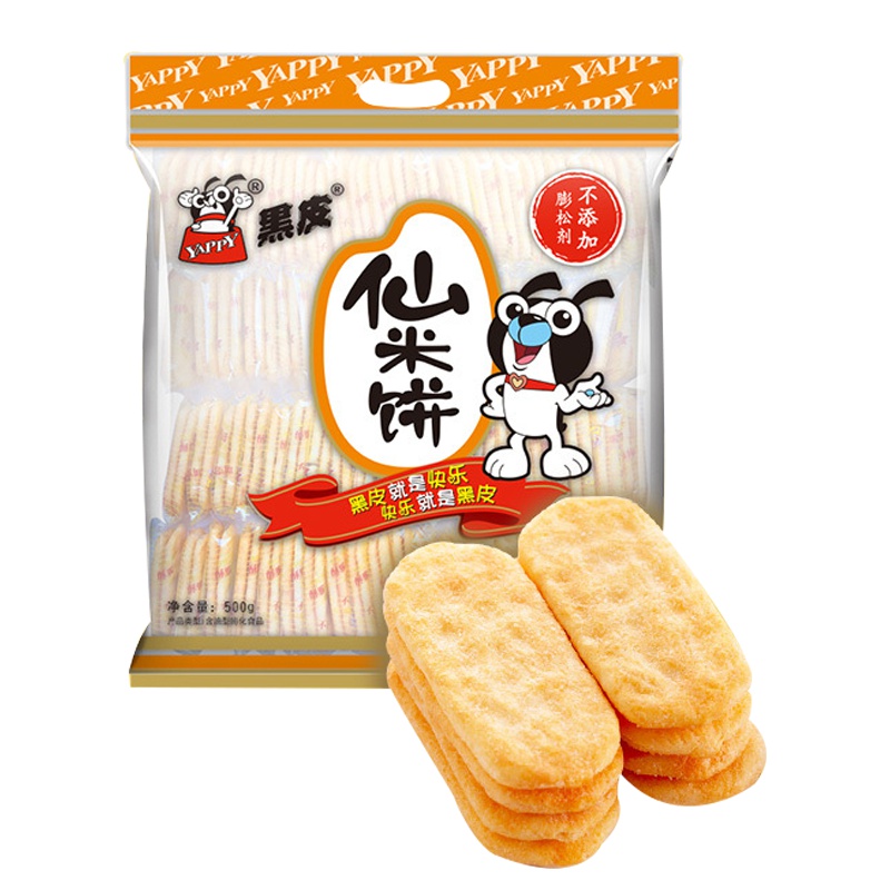 旺旺黑皮 仙米饼500g