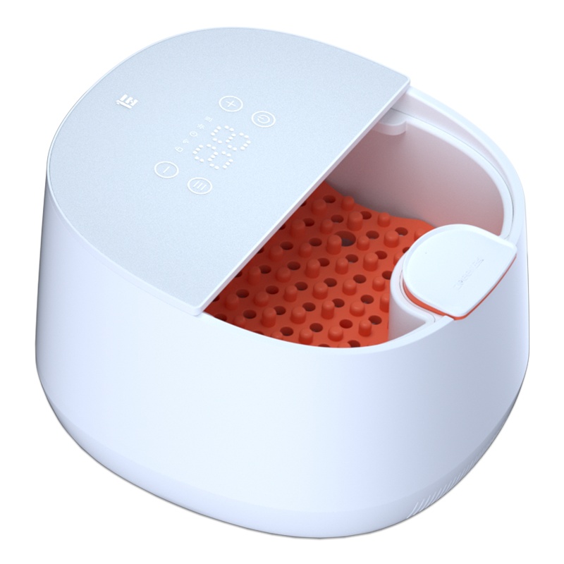 苏宁极物X左点小仙智能蒸汽足浴盆泡脚桶电动按摩加热恒温家用全自动足蒸器