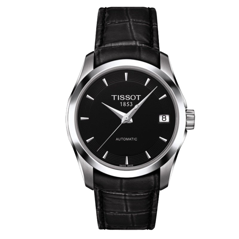 天梭 (TISSOT) 库图系列 皮带 钢带 休闲 时尚 女士 自动机械表 T035.207.11.011.00