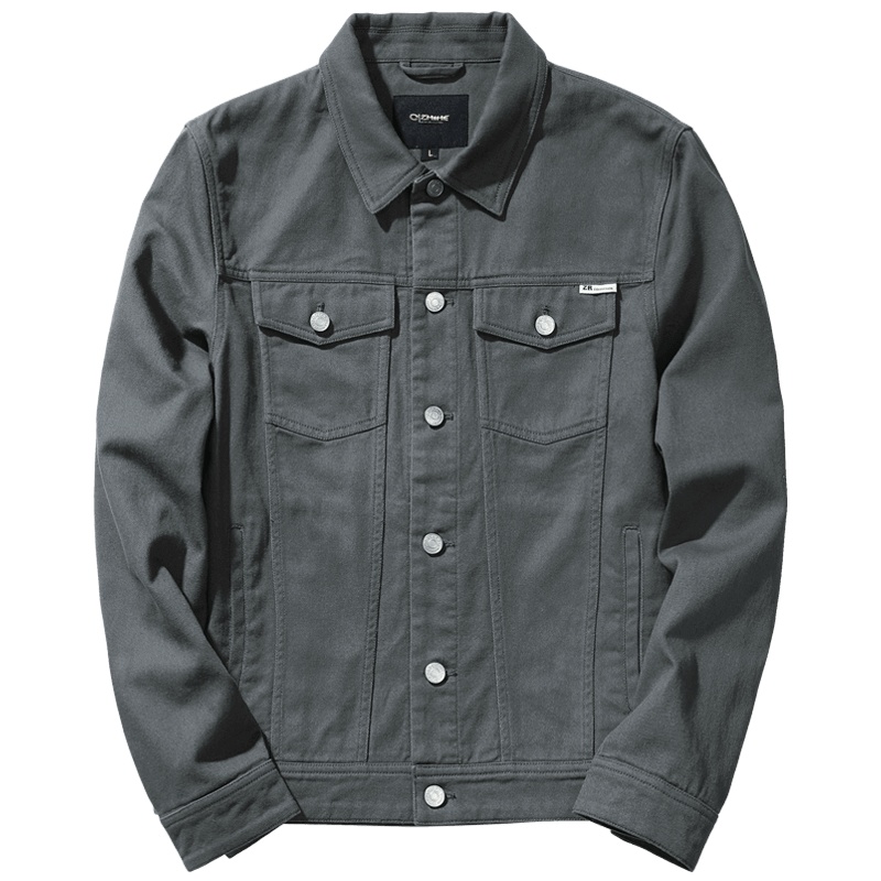 千纸鹤牛仔外套男2019秋季新款韩版潮流帅气纯棉男士夹克衫30229